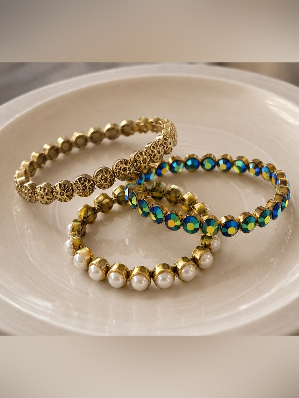 Plunder set of 3 magnetic bracelets Plunder Bracelet Stack Bangle Bracelet Stack